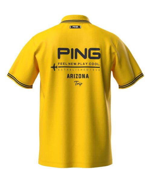 大学生 割引 メンズ 30％OFFセール】ポロシャツ ピン 新作 春夏 2025 PING メンズウェア