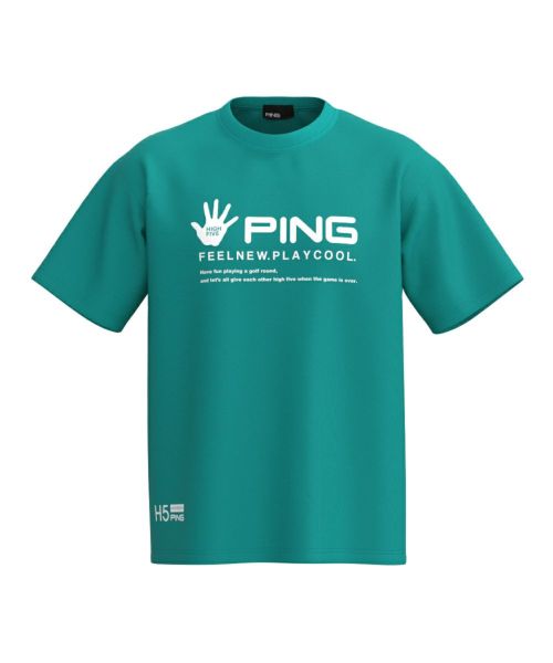 ピンのTシャツ