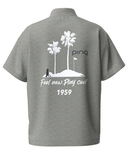 【ぱぴこ】PING 半袖tシャツ　PING ハイネックシャツ 6215167301-120_MAIN.jpg?v=