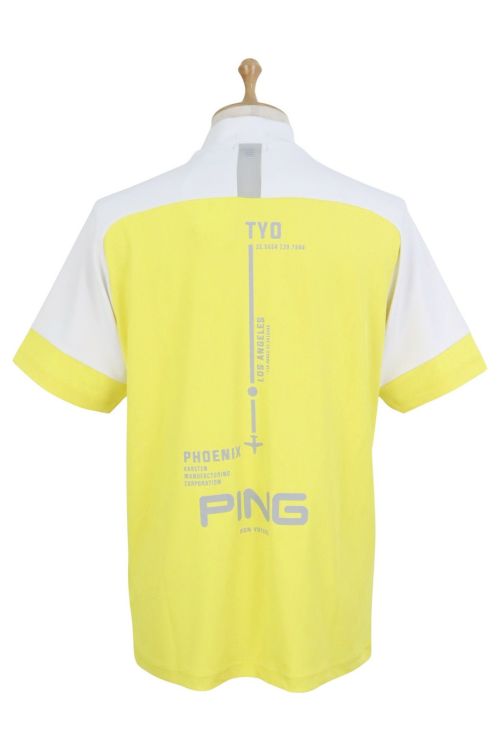 ピン PING 2025 春夏 新作 ハイネックシャツ メンズ ゴルフウェア 30％OFFセール】ハイネックシャツ メンズ ピン PING 2025 春夏