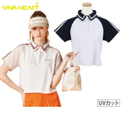 【30％OFFセール】ポロシャツ レディース ビバハート VIVA HEART 2025 春夏 新作 ゴルフウェア