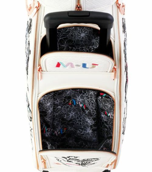 未使用品 2025春夏最新モデル　　MUスポーツ　レディースキャディバッグ M・U SPORTS 2025年 春夏新作 MU MUスポーツ ゴルフバッグ