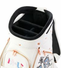 M-U SPORTS ホワイト キャディバッグ 楽天市場】MU SPORTS MU スポーツ キャラクター 総柄パーツ使い