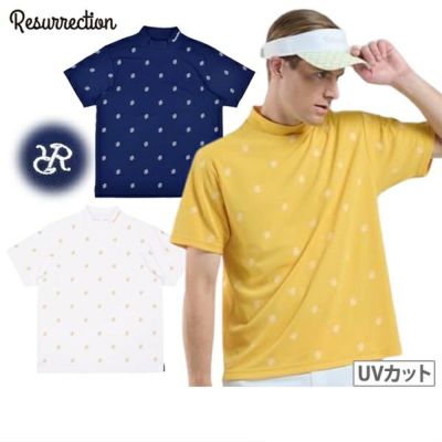 【20％OFFセール】ハイネックシャツ メンズ レザレクション Resurrection 2025 春夏 新作 ゴルフウェア