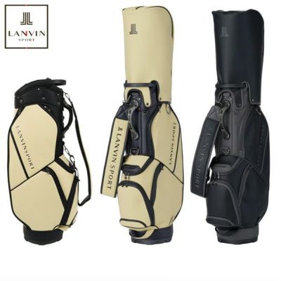 LANVIN SPORT ランバン ゴルフ キャディバッグ９型【ブラック】美品！ LANVIN SPORT ランバン ゴルフ キャディバッグ9型【ブラック