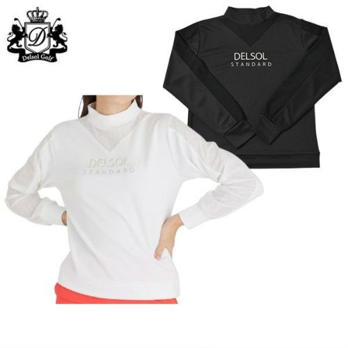 ハイネックシャツ レディース デルソルゴルフ DELSOL GOLF  ゴルフウェア 7865 ハイネックシャツ レディース デルソルゴルフ DELSOL GOLF ゴルフ