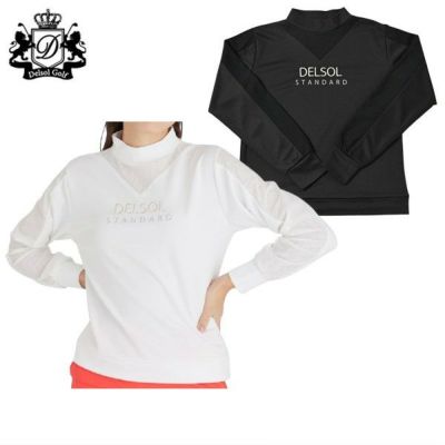 ハイネックシャツ レディース デルソルゴルフ DELSOL GOLF 2025 春夏 新作 ゴルフウェア