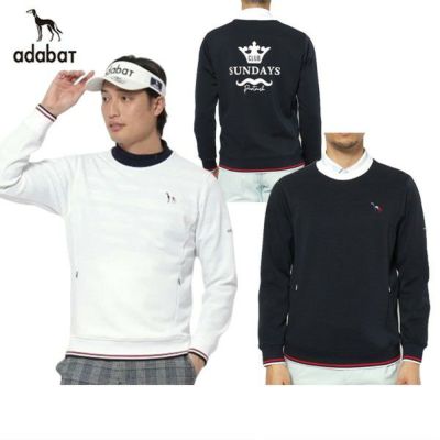 【30％OFFセール】トレーナー メンズ アダバット adabat 2025 春夏 新作 ゴルフウェア