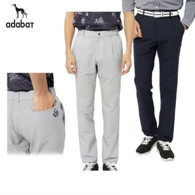【タイムセール 9/23 13:00迄】ロングパンツ メンズ アダバット adabat  ゴルフウェア OFF