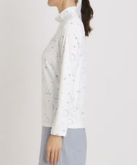 タイムセール 1/6 13:00迄 55％OFF】ハイネックシャツ レディース