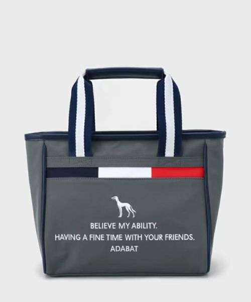 【新品未使用】adabatアダバットロゴデザイン カートバッグ　ゴルフ　ネイビー アダバット adabat アダバット カートバッグ ゴルフ adabat おしゃれ