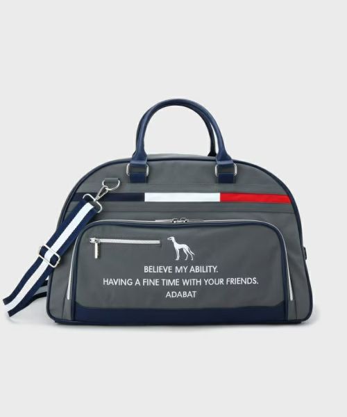 adabat アダバット ゴルフ ボストンバッグ【ネイビー】超美品！ アダバット adabat アダバット ボストンバッグ 軽量 大容量 ゴルフ