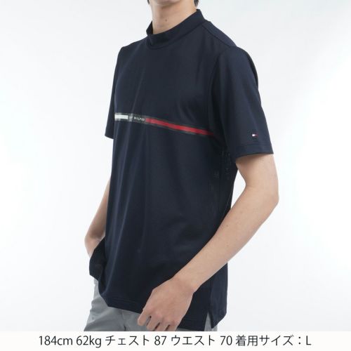 トミーヒルフィガーゴルフのハイネックシャツ