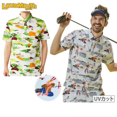【30％OFFセール】ポロシャツ メンズ ラウドマウス ゴルフ LOUDMOUTH GOLF 日本正規品 日本規格  ゴルフウェア