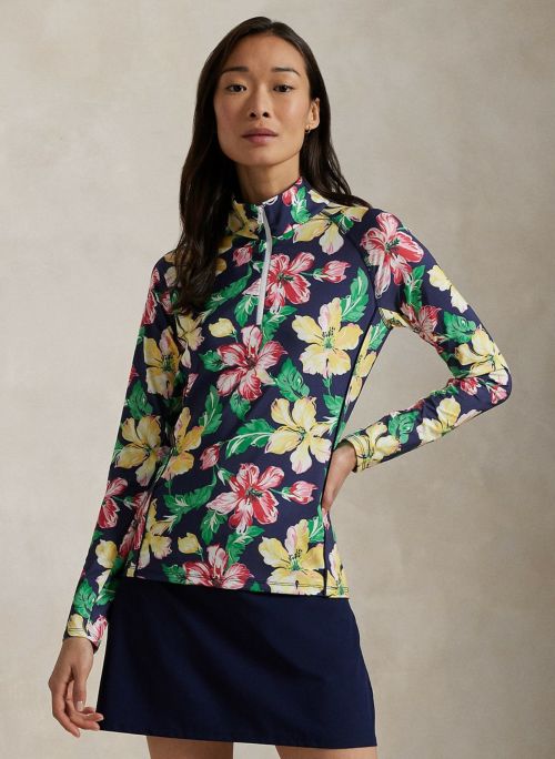 新品未使用　ラルフローレン　ゴルフ　レディース　ジャケット ラルフローレン ニットジャケット ピンク ポニー刺しゅう