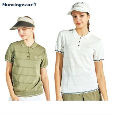 ★新品 19,800円★マンシング★夏に可愛い総柄 ！春夏ゴルフポロシャツ★ ポロシャツ レディース マンシングウェア Munsingwear 2019 春夏