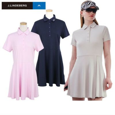 【40％OFFセール】ワンピース レディース Jリンドバーグ J.LINDEBERG 日本正規品 2025 春夏 新作 ゴルフウェア