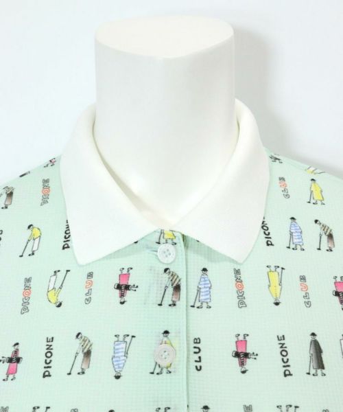 coco 中古 ピッコーネクラブ PICONE CLUB レディース 半袖ポロシャツ 3(LL) ピンク 春夏 Picone Club 】ピッコーネクラブレディス半袖ゴルフポロシャツ