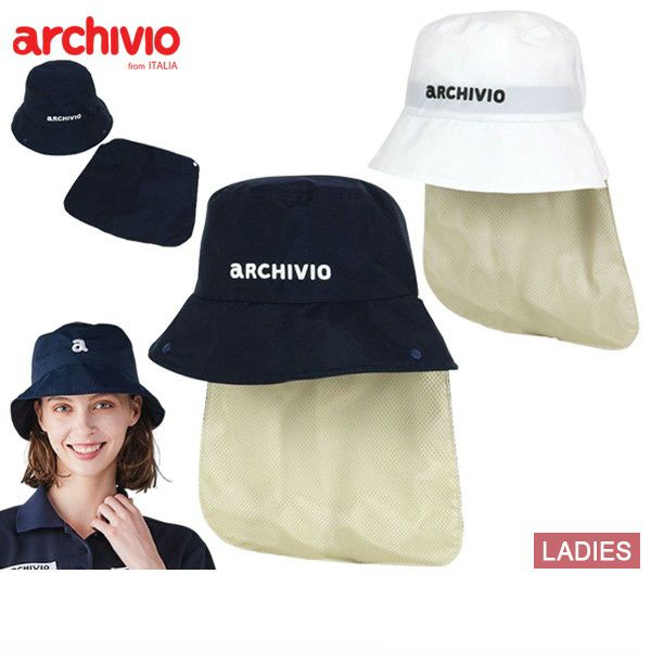 ハット レディース アルチビオ archivio 2025 春夏 新作 ゴルフ 