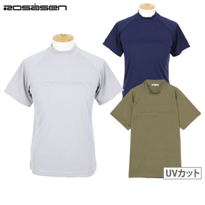 ROSASEN - 美品！ロサーセン　rosasen 　メンズ　ハイネック　 M　 ネイビー 半袖 Rosasen ハイネックシャツ メンズ ロサーセン ROSASEN 2025 秋冬