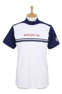 and per se 水色 ハイネックシャツ 20％OFFセール】ハイネックシャツ メンズ アンパスィ and per se