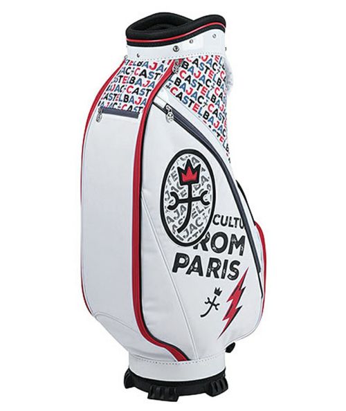 カステルバジャック キャディバッグ 7235181301 ホワイト CASTELBAJAC SPORT カステルバジャック 7235181301 9.0型(3.3kg