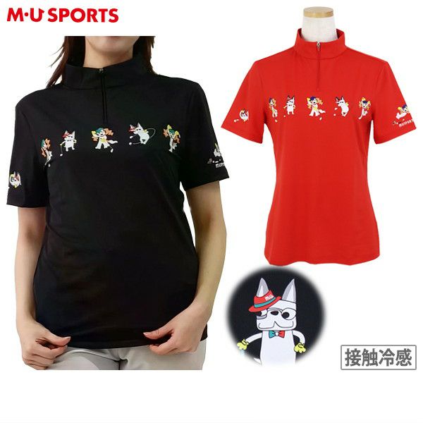 ポロシャツ レディース MUスポーツ エムユー スポーツ M.U SPORTS
