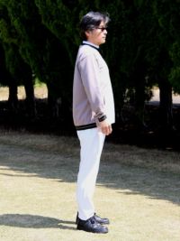 ランバンスポールのロングパンツ