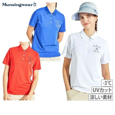ポロシャツ レディース マンシングウェア Munsingwear 2025 春夏 新作 ゴルフウェア