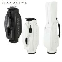 ANDREWS ゴルフキャディバッグ 白と黒 パターン入り ANDREWS ゴルフキャディバッグ 白と黒 パターン入り