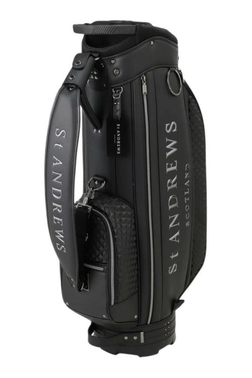 ST ANDREWS ゴルフバッグ ブラック St ANDREWS ゴルフ 「VESSEL×St ANDREWS」7.5型VLS Luxスタンド