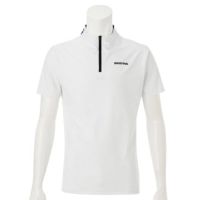 Briefing ブリーフィング　ポロシャツ　ホワイト　M BRIEFING GOLF 【超美品】ブリーフィング 半袖ポロシャツ 白×黒