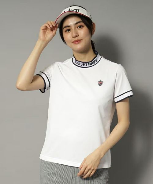 30％OFFセール】ハイネックシャツ レディース アダバット adabat