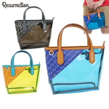 Resurrection 透明トートバッグ　カートバッグ Resurrection 透明トートバッグ カートバッグ