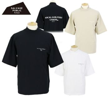 SALVAGE PUBLIC サルベージパブリック 襟付 半袖Tシャツ パイル