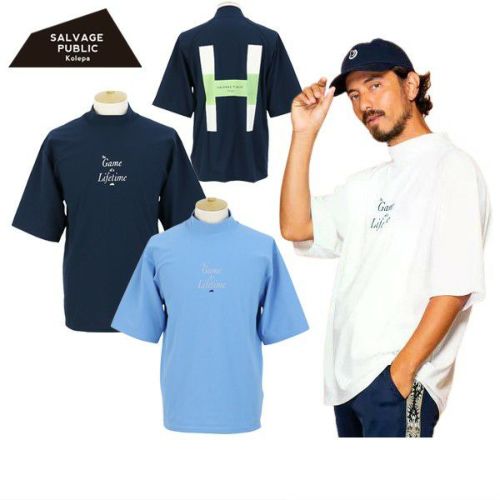 サルベージパブリックコレパ ハイネックシャツ M SALVAGE PUBLIC Kolepa ハイネックシャツ メンズ サルベージ