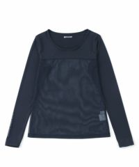 サイズ：M JUN&amp;ROPE ジュン アンド ロペ  起毛 ハーフジップ 長袖Tシャツ  ブラック系 [240101427731] ゴルフウェア レディース ストスト サイズ：M JUN&ROPE ジュン アンド ロペ 起毛 ハーフジップ 長袖
