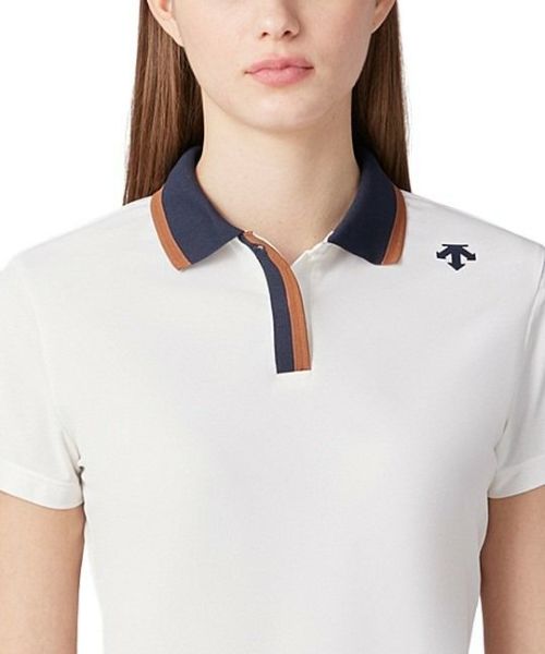 美品】 DESCENTE GOLF 半袖 ポロシャツ 総柄 L 最終値下げ