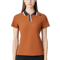 coco 中古 デサントゴルフ DESCENTE GOLF レディース 半袖ポロシャツ M オレンジ 中古 レディース デサントゴルフ DESCENTE GOLF 半袖ポロシャツ