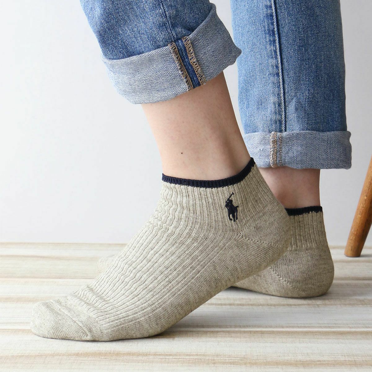 ポロラルフローレンのショート丈ソックス