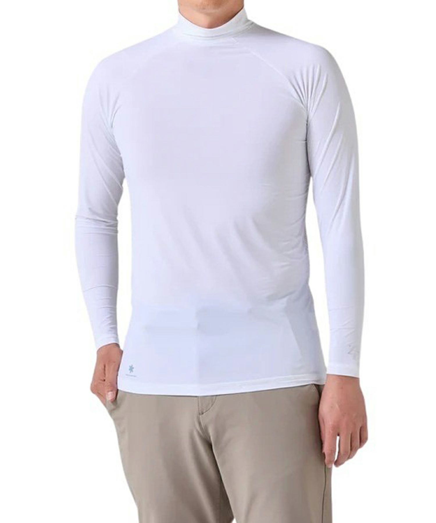 ゼロフィットのハイネックシャツ