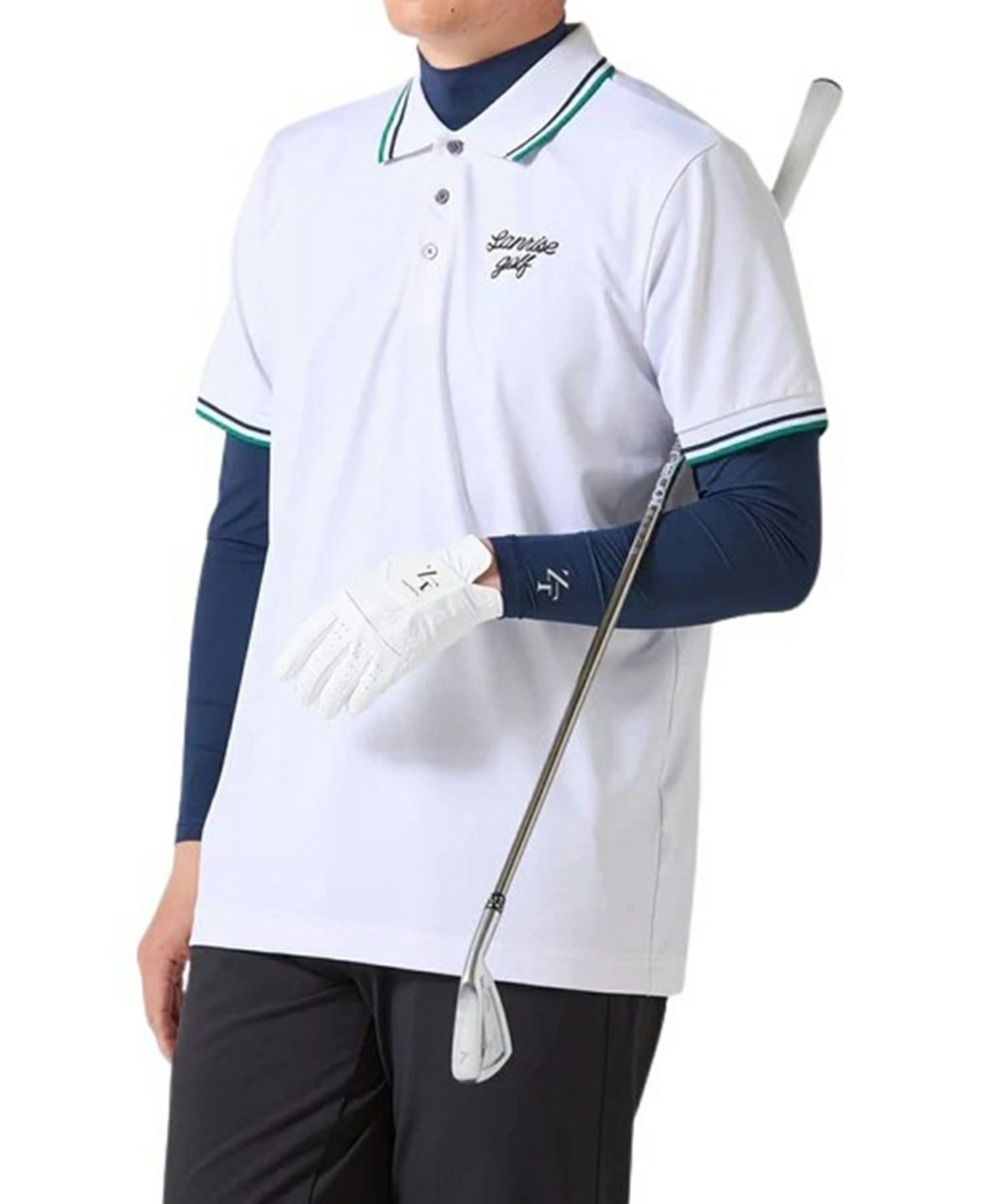 ゼロフィットのハイネックシャツ