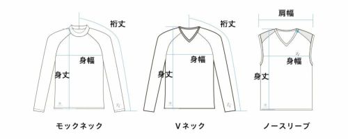 ゼロフィットのハイネックシャツ