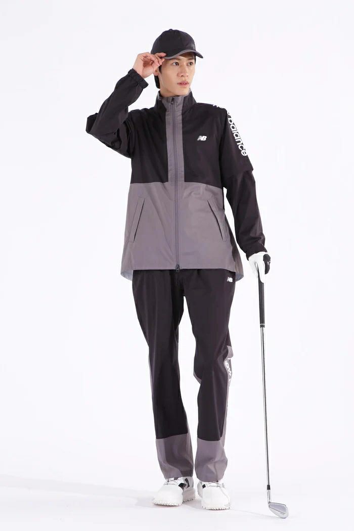 ニューバランスゴルフのレインブルゾン＆レインパンツ