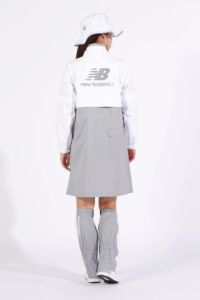 【NewBalanceGolf】ファーワンピース♡使用回数1回♡美品♡ 大感謝祭P10倍】レインワンピース レディース ニューバランス ゴルフ