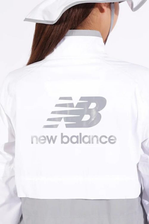 new balance ゴルフ用ワンピース ブラック/ホワイト ストレッチ スウェット ハーフジップ ワンピース (WOMENS) | new