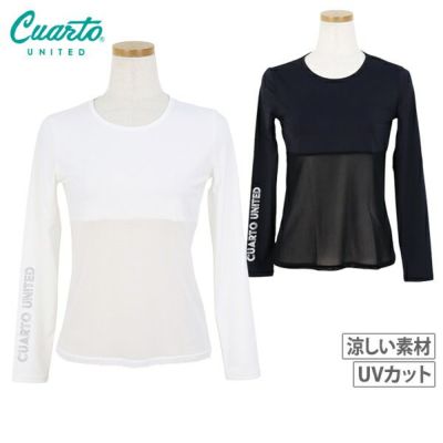 【タイムセール 8/18 13:00迄 20％OFF】インナーシャツ レディース クアルトユナイテッド  Cuarto UNITED 2025 春夏 新作 ゴルフウェア
