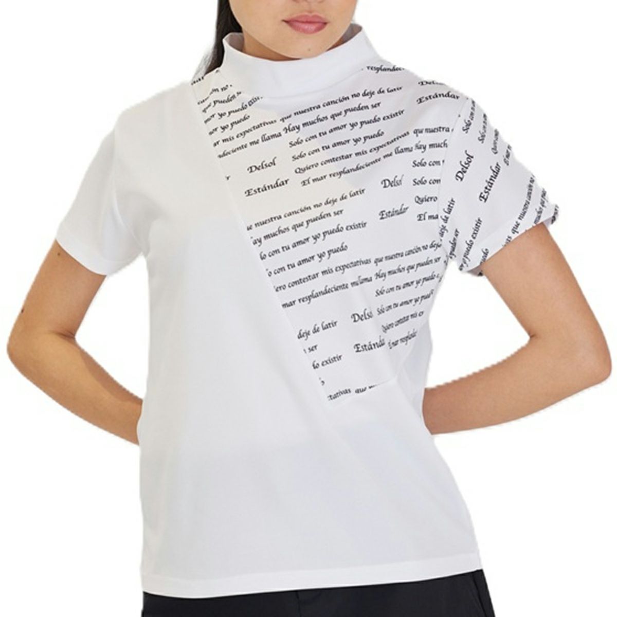 デルソルゴルフのハイネックシャツ