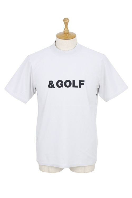   ゴルフシャツ LL ハイネックシャツ メンズ アンドゴルフ ＆GOLF ゴルフウェア