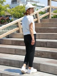 LANVIN - 新品40   ¥31,900円　ランバンスポール　ゴルフパンツ40  白 中古 レディース ランバンスポール LANVIN SPORT 半袖シャツ 40